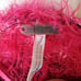 Free People Womens Small Pink Fuzzy Knit V Neck Long Puff Sleeve Popover Sweater