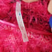 Free People Womens Small Pink Fuzzy Knit V Neck Long Puff Sleeve Popover Sweater