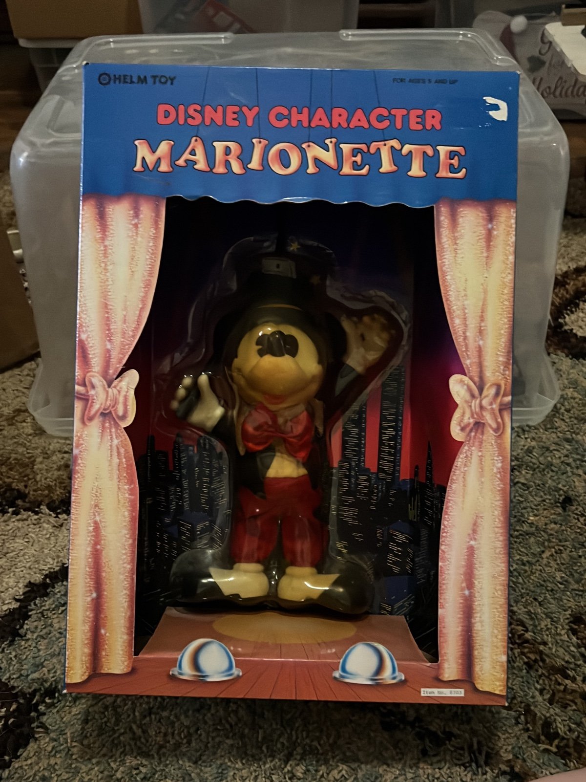 Mickey Mouse Disney Character Marionette Puppet by Helen Toy Co. (1990)