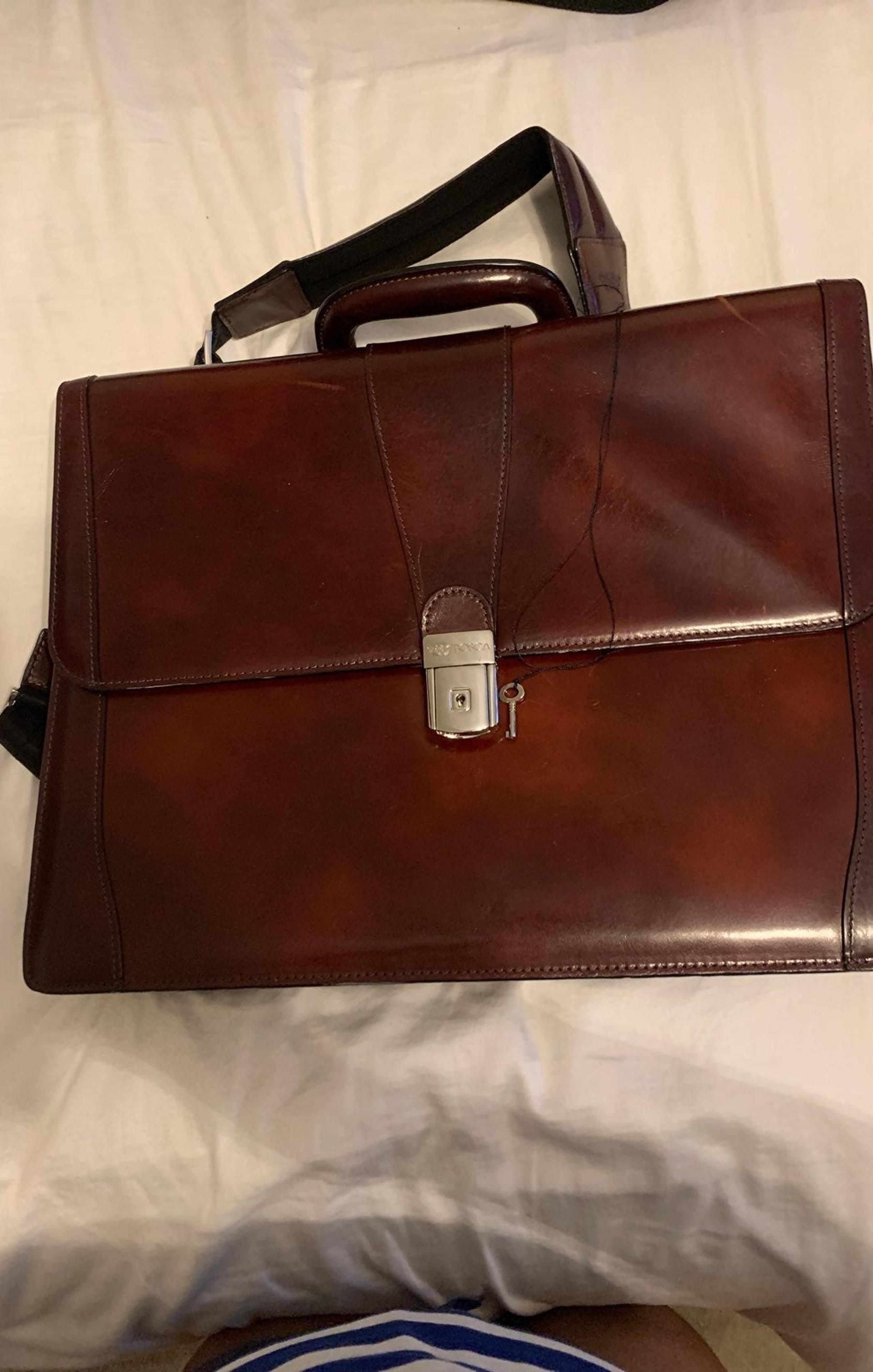 Leather briefcase