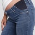 Maternity Inset Panel Vintage Slim Jeans with Washwell