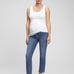 Maternity Inset Panel Vintage Slim Jeans with Washwell