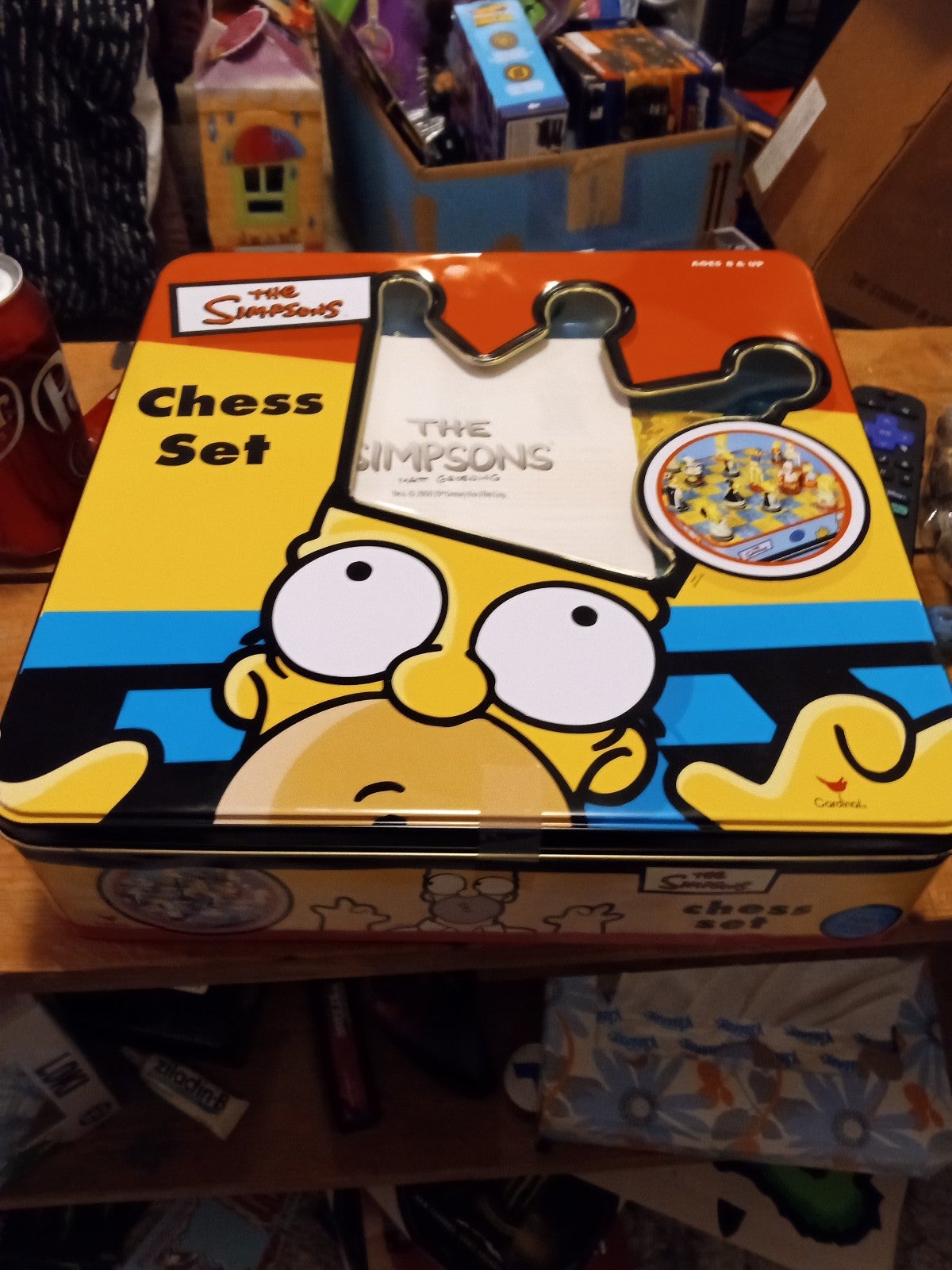 Simpsons 3d Chess set vintage