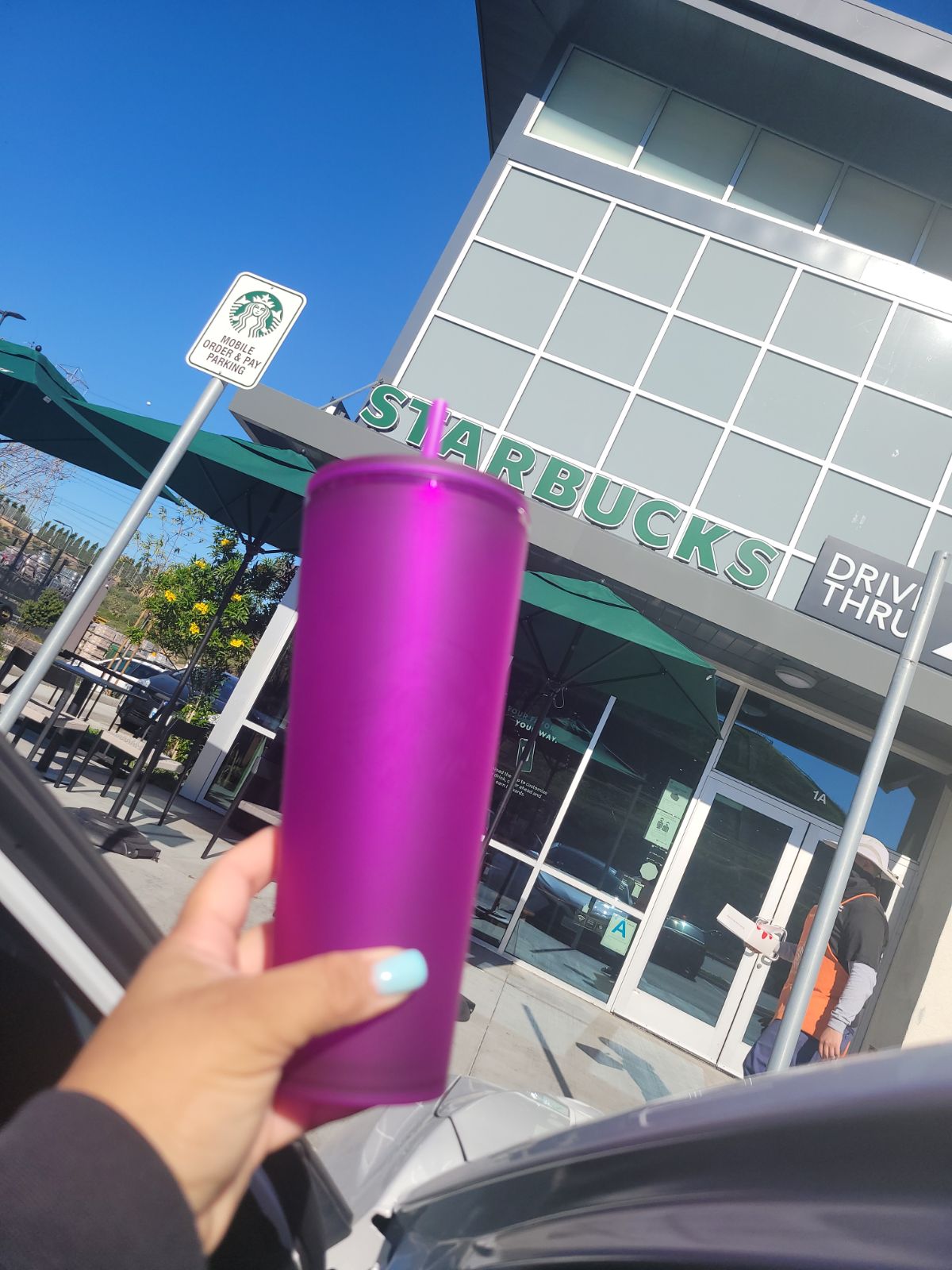 Starbucks purple soft touch