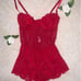Victoria's Secret Stunning Red Teddy