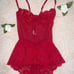 Victoria's Secret Stunning Red Teddy