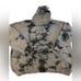 JEFFREE STAR Tie Dye Hoodie Sweatshirt Black Gray Women's 2XL