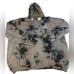 JEFFREE STAR Tie Dye Hoodie Sweatshirt Black Gray Women's 2XL