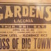 1944 Movie House Poster in Frame The Garden's AKA The Colonial Theater NH