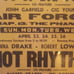1944 Movie House Poster in Frame The Garden's AKA The Colonial Theater NH