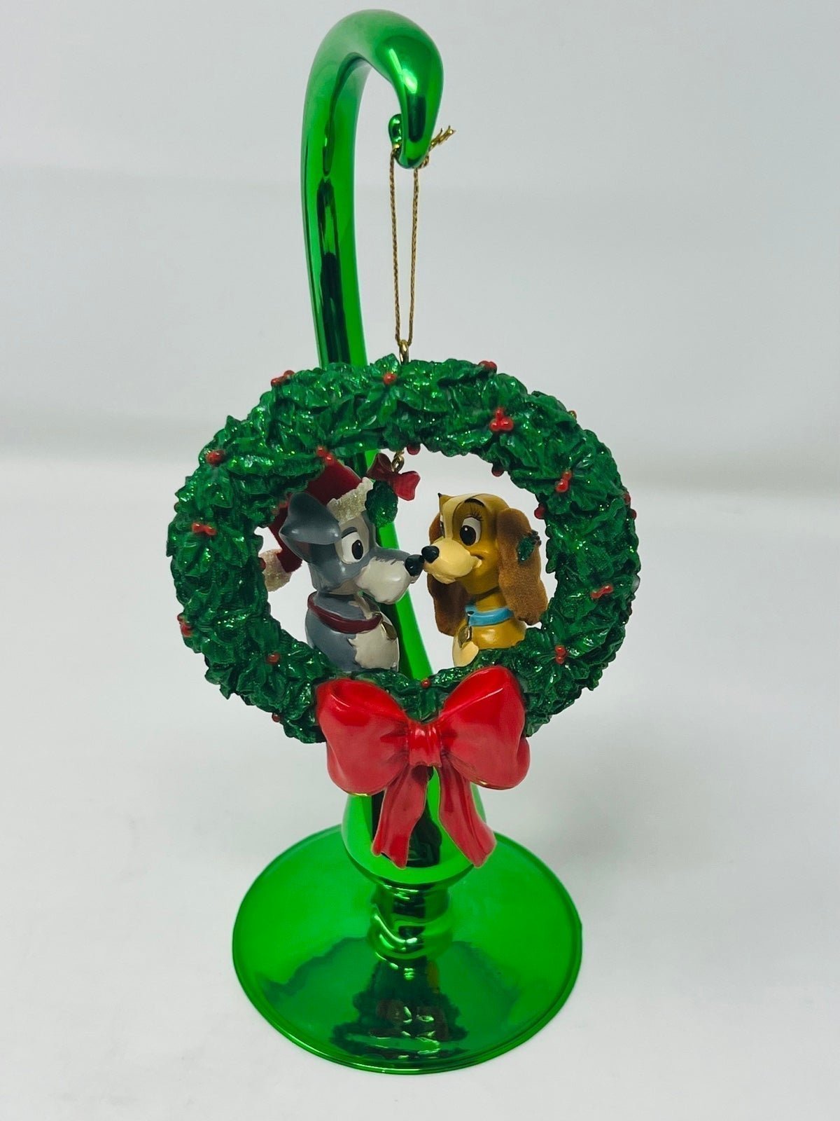 Disney Lady and the Tramp Christmas Bobble Head Ornament