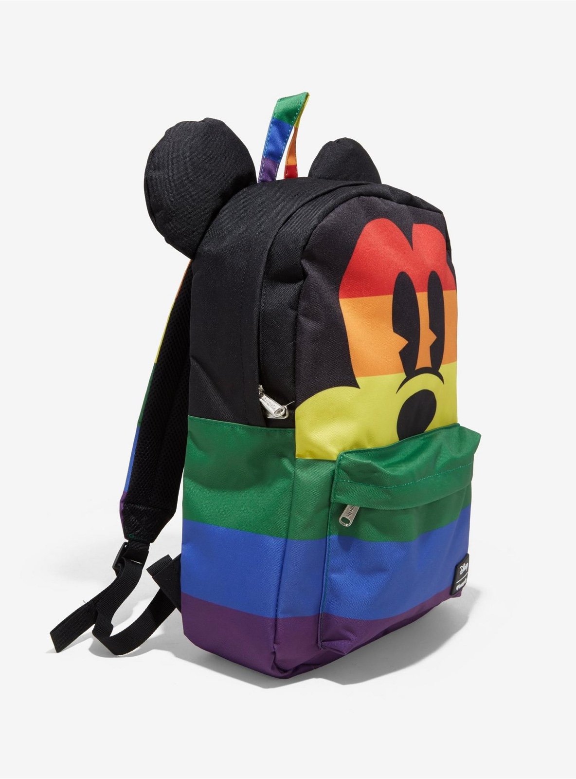 New Disney Parks Loungefly Disney Mickey Mouse Rainbow backpack