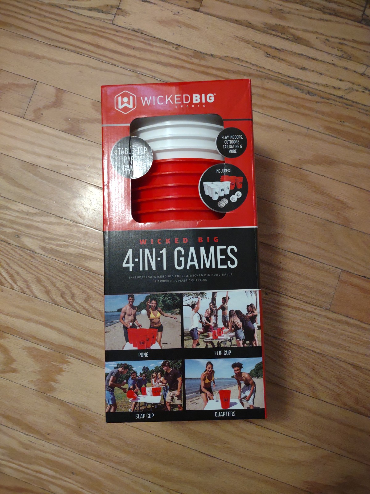 BRAND NEW! WICKED BIG SPORTS 4-IN-1 BACKYARD + TAILGATE GAMES!