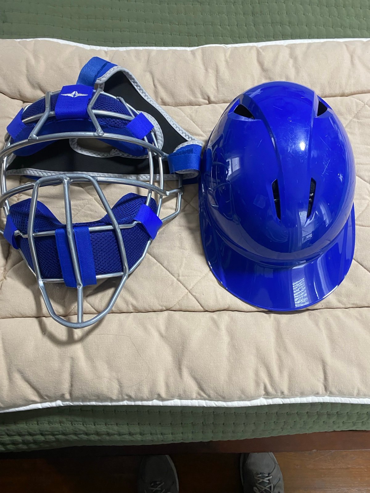 All-Star Catchers Mask and Skull cap