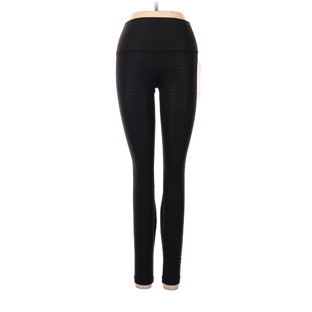 LULULEMON ATHLETICA Diverge Emboss Black Align HR Pant 28 Leggings - US 4