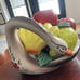 Vintage Swan Fruit Bowl