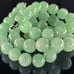 Burma Myanmar vintage old jade necklace light green AJ3006
