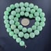 Burma Myanmar vintage old jade necklace light green AJ3006