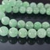 Burma Myanmar vintage old jade necklace light green AJ3006
