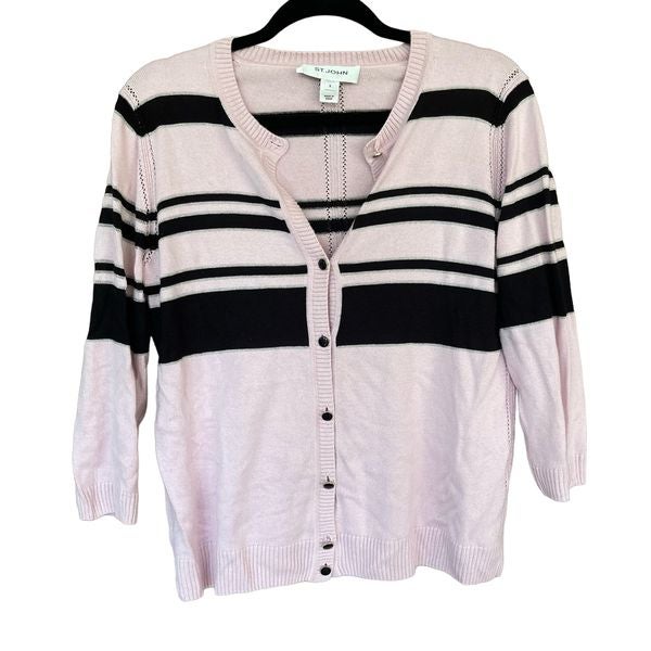 St. John tank blouse and cardigan set