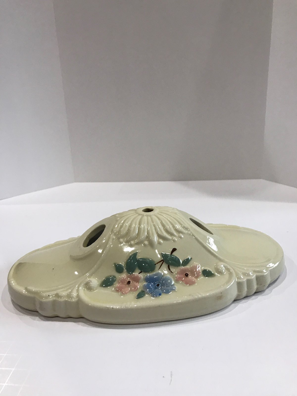 Antique Porcelain Art Deco Flush Mount 2