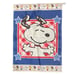 Peanuts Snoopy Double Sided Flag Patriotic July 4th USA Large And Mini Set Of 2