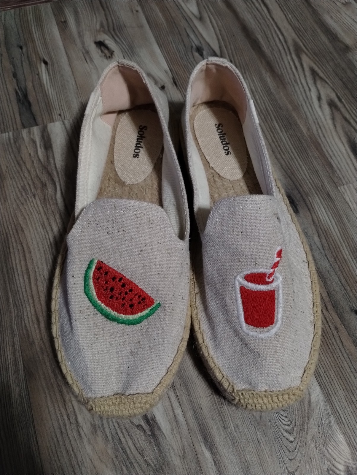 Soludos Watermelon Juice Espadrilles Size 9