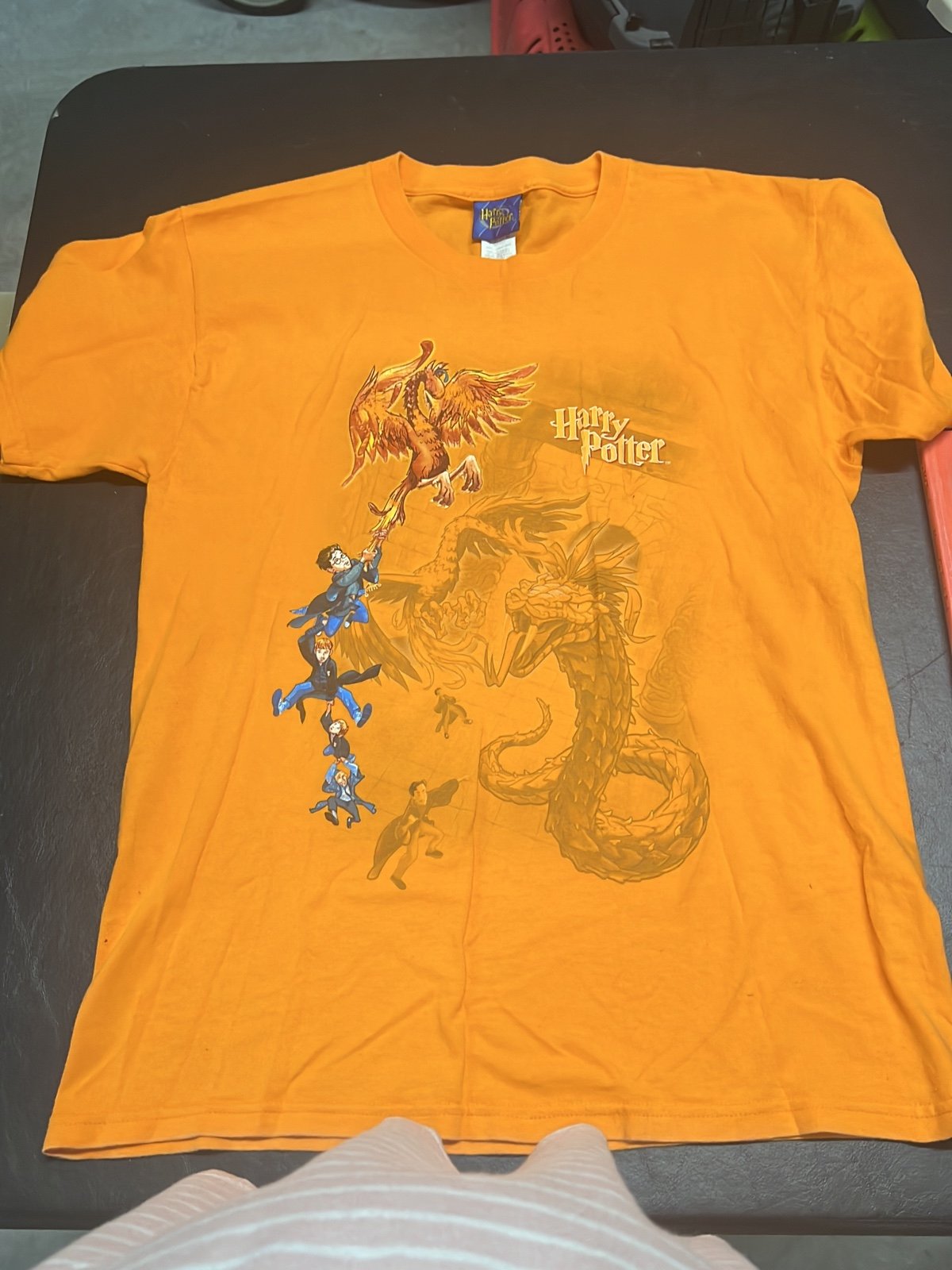 Vintage Orange Harry Potter Shirt