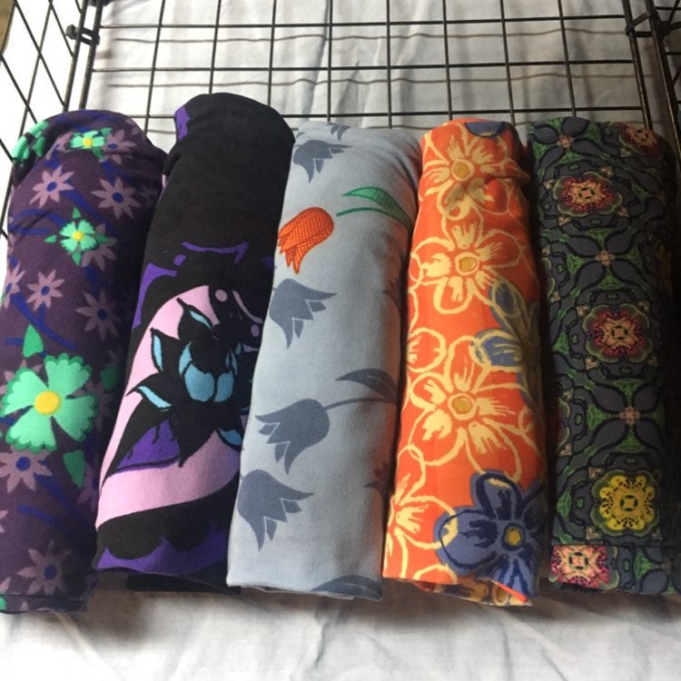 LuLaRoe Lot of 5 TC Floral Leggings, BNW