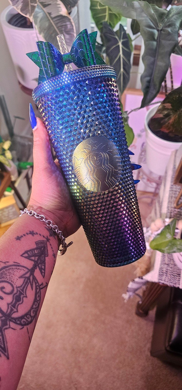 Starbucks Oil Slick Studded Tumbler