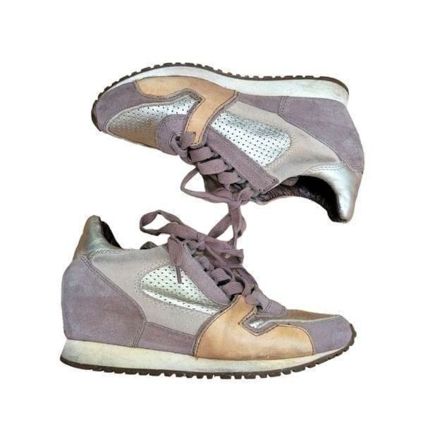 ASH Brown Dean Bis Wedge Sneakers