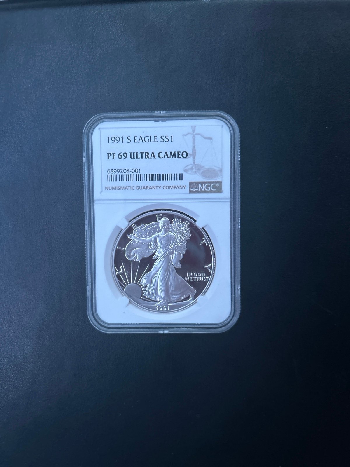 1991 S Eagle PF 69 ULTRA CAMEO