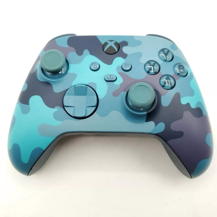 Xbox series s/x controller blue camo
