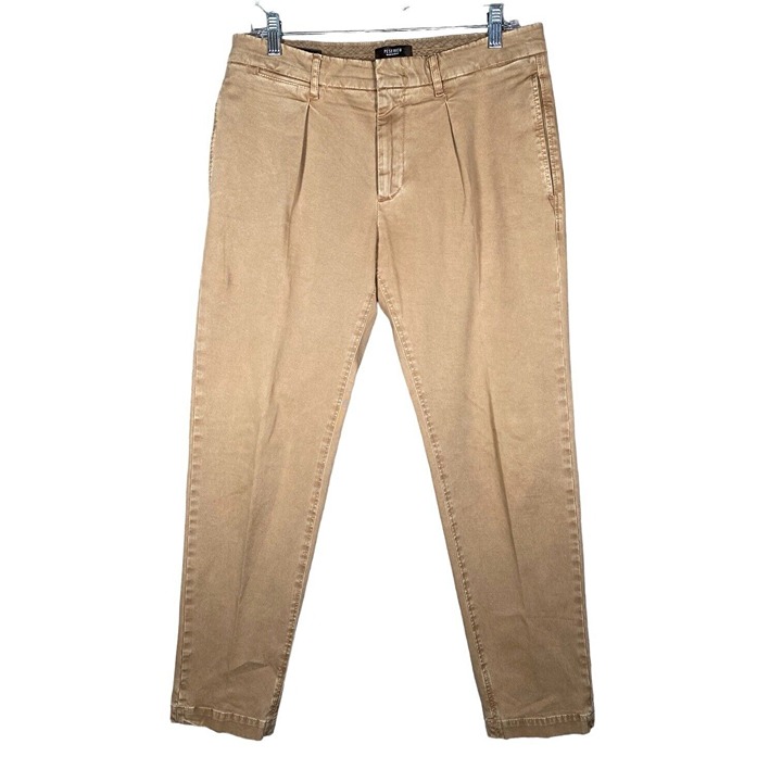 Peserico Italian Chino Luxury Handmade Garment Washed Trousers Men’s 33
