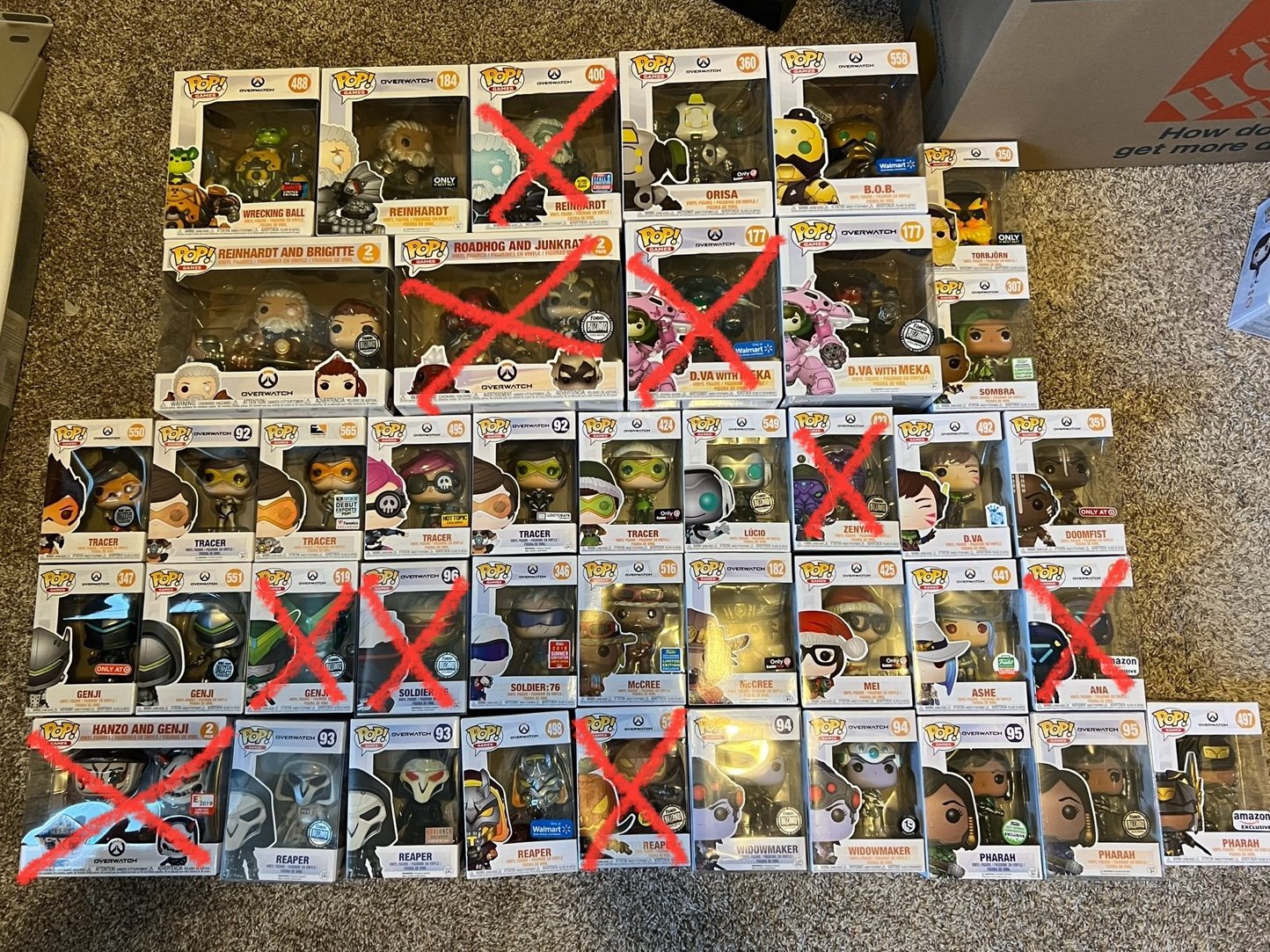 Overwatch Funko POP EXCLUSIVES Lot - Message Me Questions/Offers