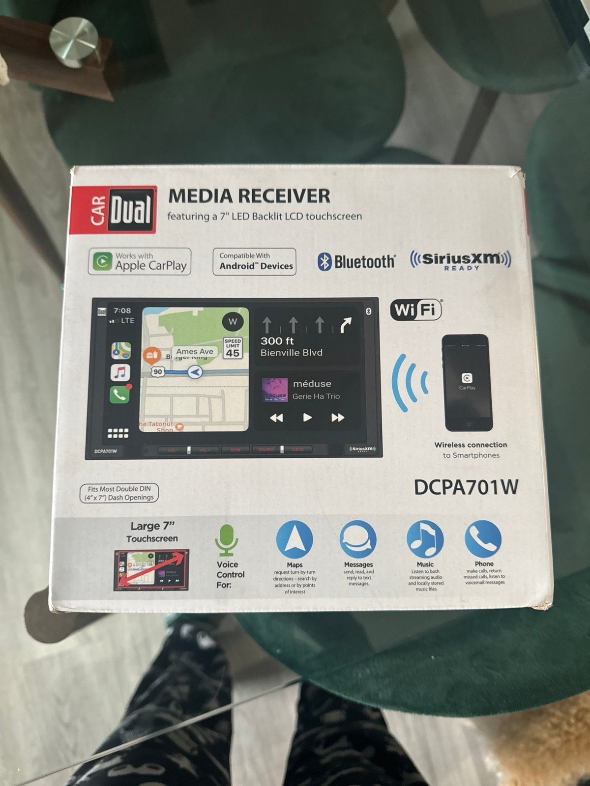 Car dual media receiver