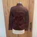 J. Crew Downtown Field Jacket Burgundy Waxed Cotton Jacket Women's XXXS