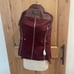 J. Crew Downtown Field Jacket Burgundy Waxed Cotton Jacket Women's XXXS