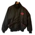 Harley-Davidson Vintage 1980s Black Satin AMF Zip-Up Bomber Jacket Size XL Rare