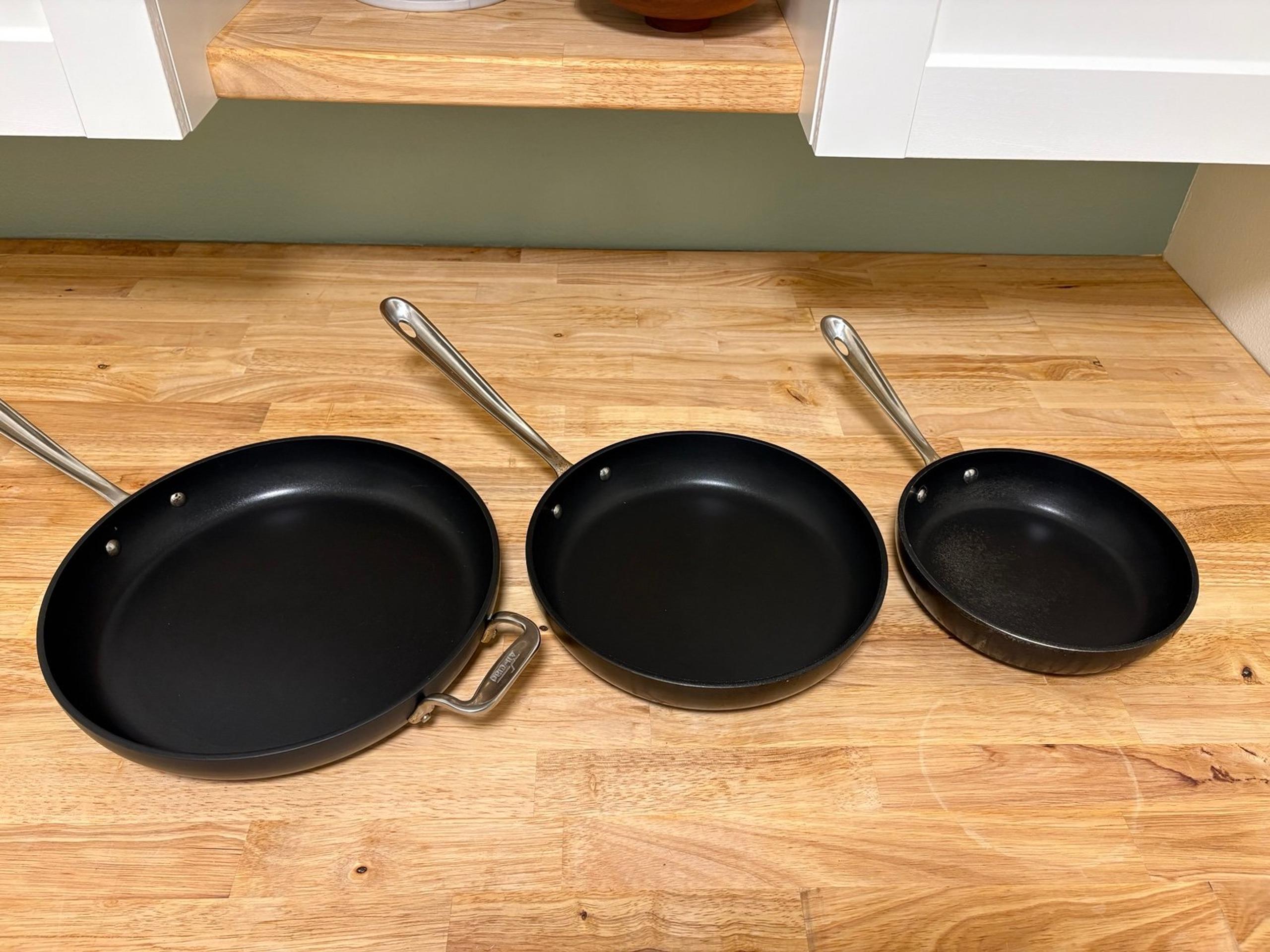 All Clad H1 non stick pans (8”, 10”, 12”)
