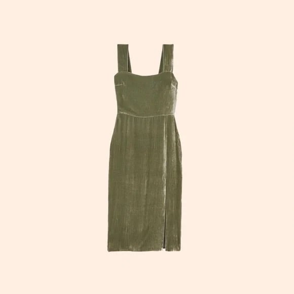 Reformation Navy Dress (Artichoke)