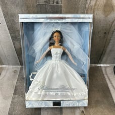 Collectors EDT Millennium Wedding Barbie African American First In a Series