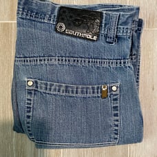 Southpole Light Blue Baggy Wide-leg Jeans. Amazing condition, Brown Tabs