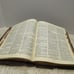 VTG Holy Bible KJV 1946 Tabbed Chapters Embossed Edges 8.5 xc 11.5 x 2 inch