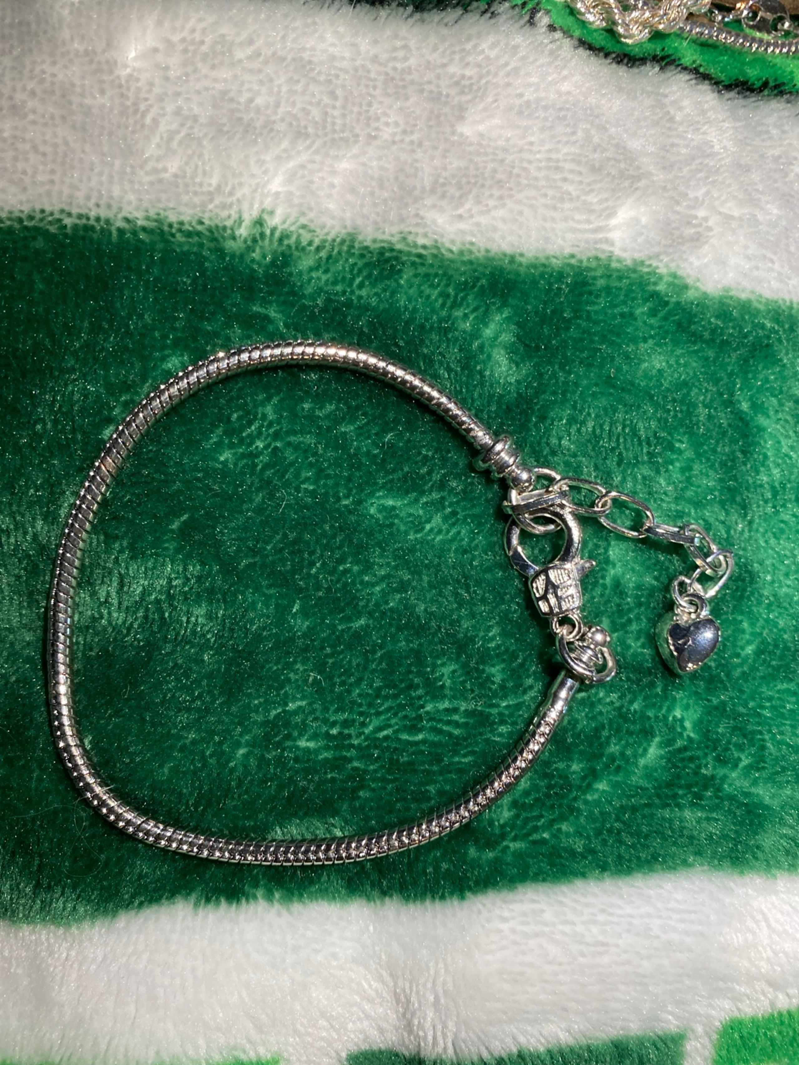 Stainless Steel Snake Chain Bracelet with Extender