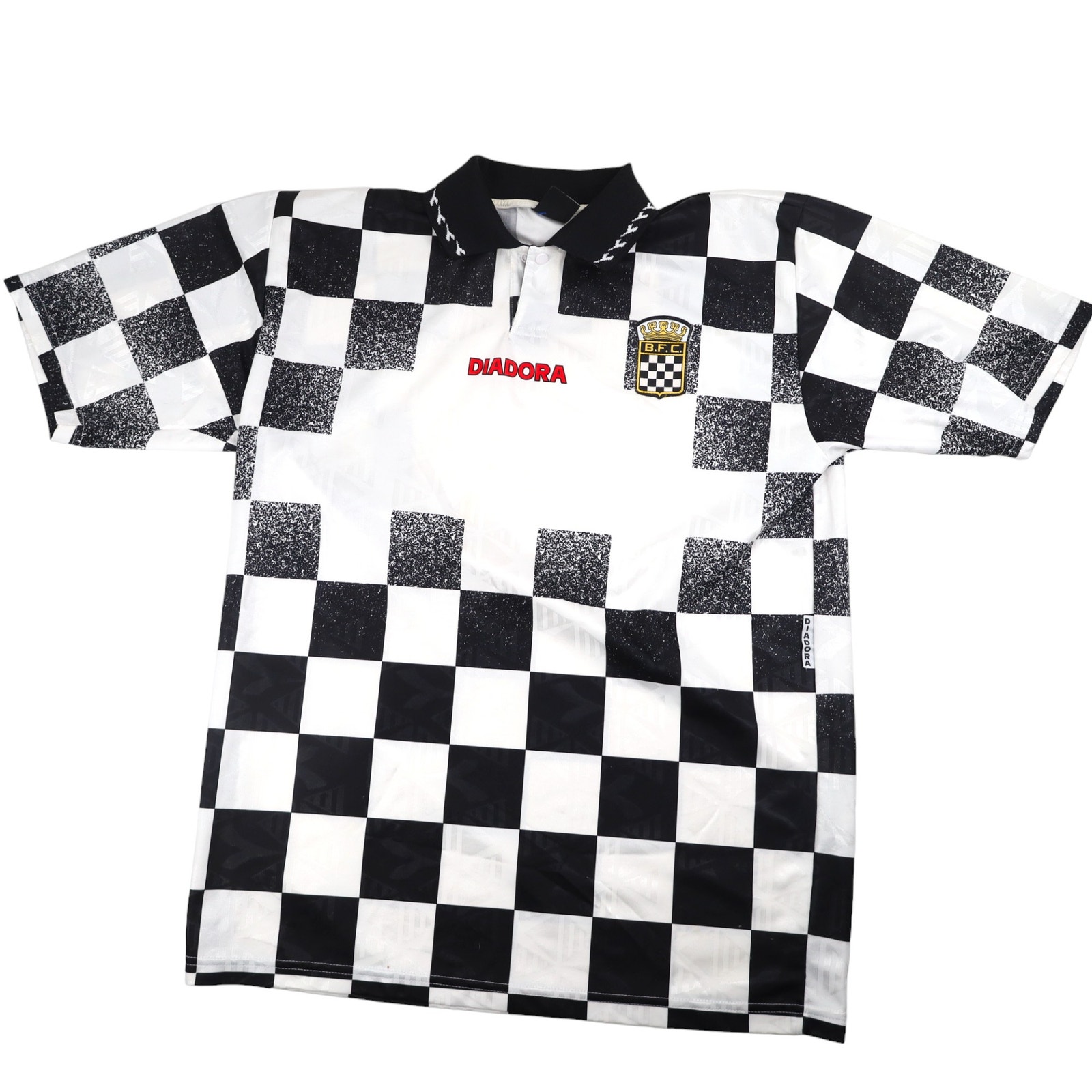 Vintage 90s Diadora Boavista B.F.C Soccer Warm Up jersey