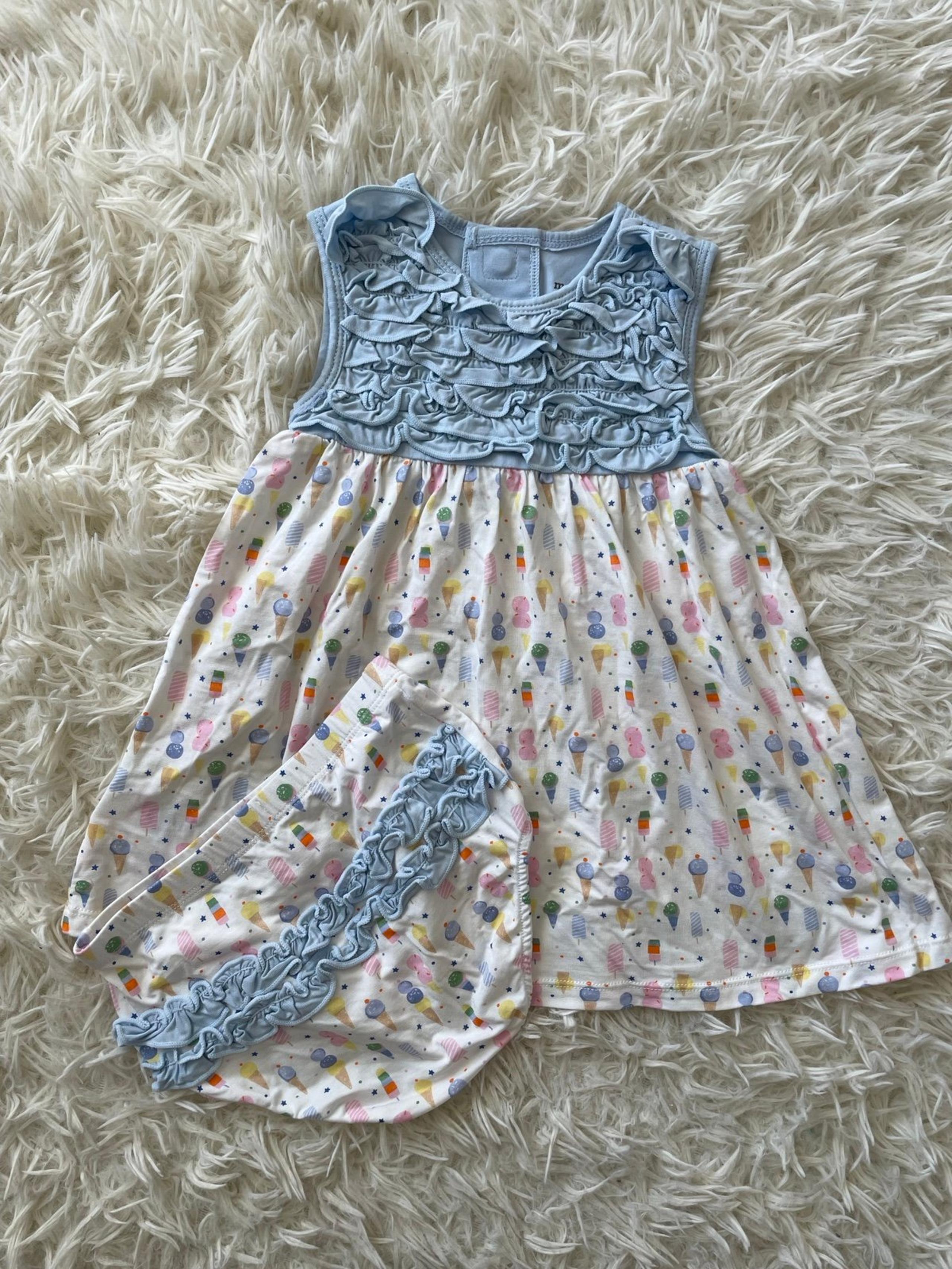 Magnetic Me dress with bloomers - ice cream cones