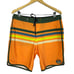 Salt Life SLX-QD Vapor Stretch Board Shorts Mens Size 32 Orange Striped