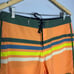 Salt Life SLX-QD Vapor Stretch Board Shorts Mens Size 32 Orange Striped