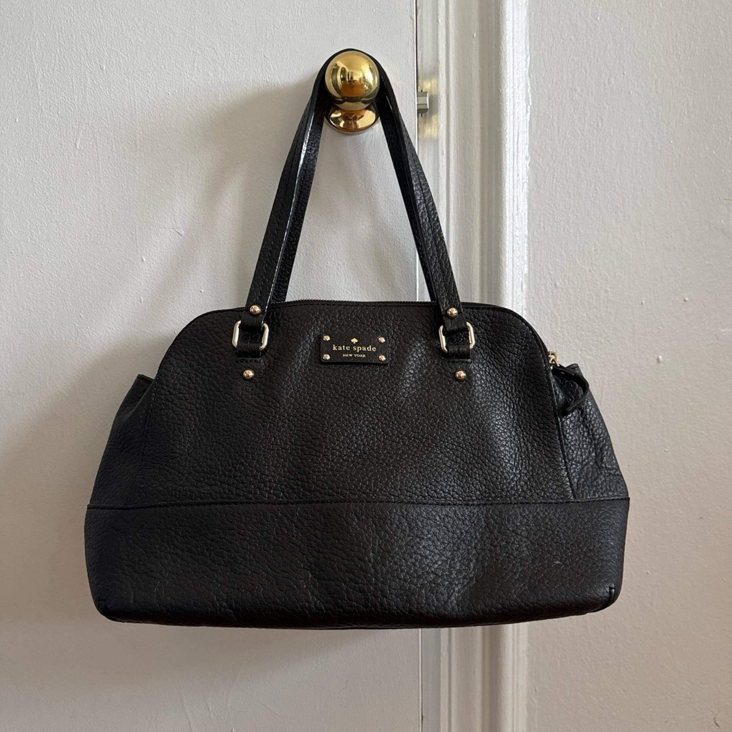 Kate Spade Black Leather Tote
